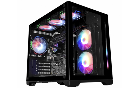Gabinete Gamer K-MEX Space X, ARGB, Mini Tower, Vidro Temperado, M